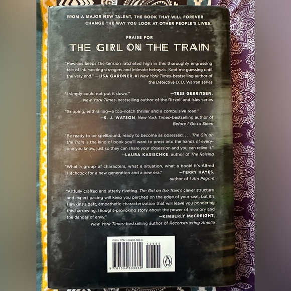 The Girl on the Train Hardcover Book - Picture 4 of 7
